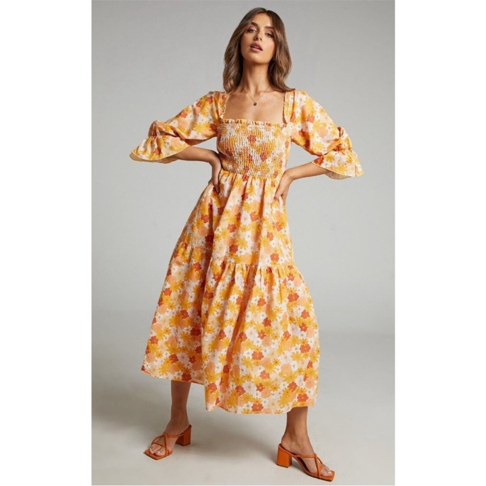 Charlie Holiday Amber Dress - Seventies Floral
